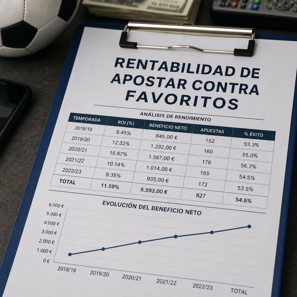 rentabilidad de apostar contra favoritos