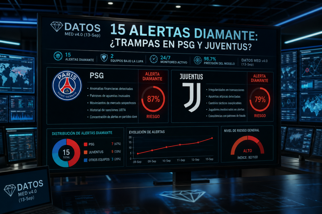 15 alertas diamante trampas en psg y juventus datos med v4 0 13 sep