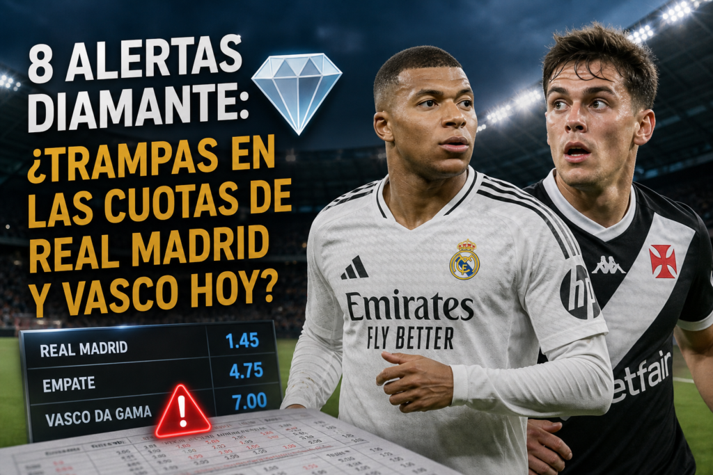 8 alertas diamante trampas en las cuotas de real madrid y vasco hoy
