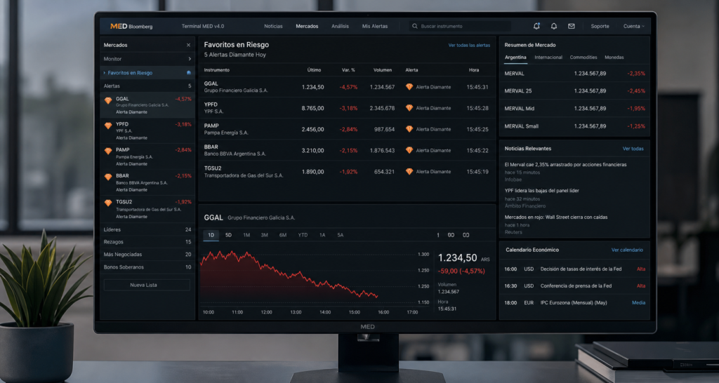 favoritos en riesgo 5 alertas diamante hoy con terminal med v4 0