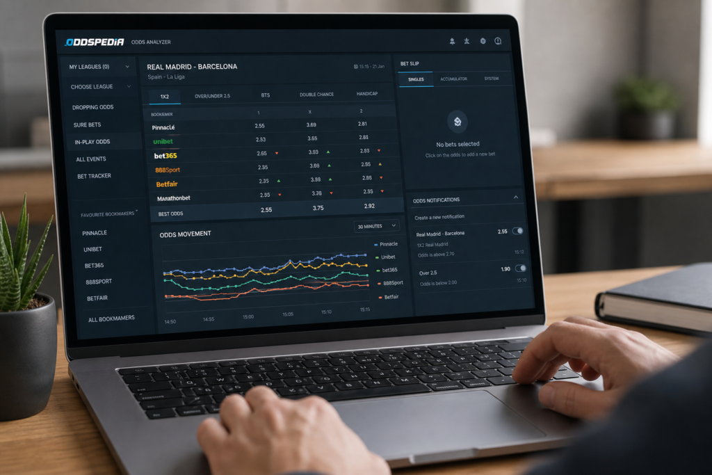 herramientas para ver variacion de cuotas en directo